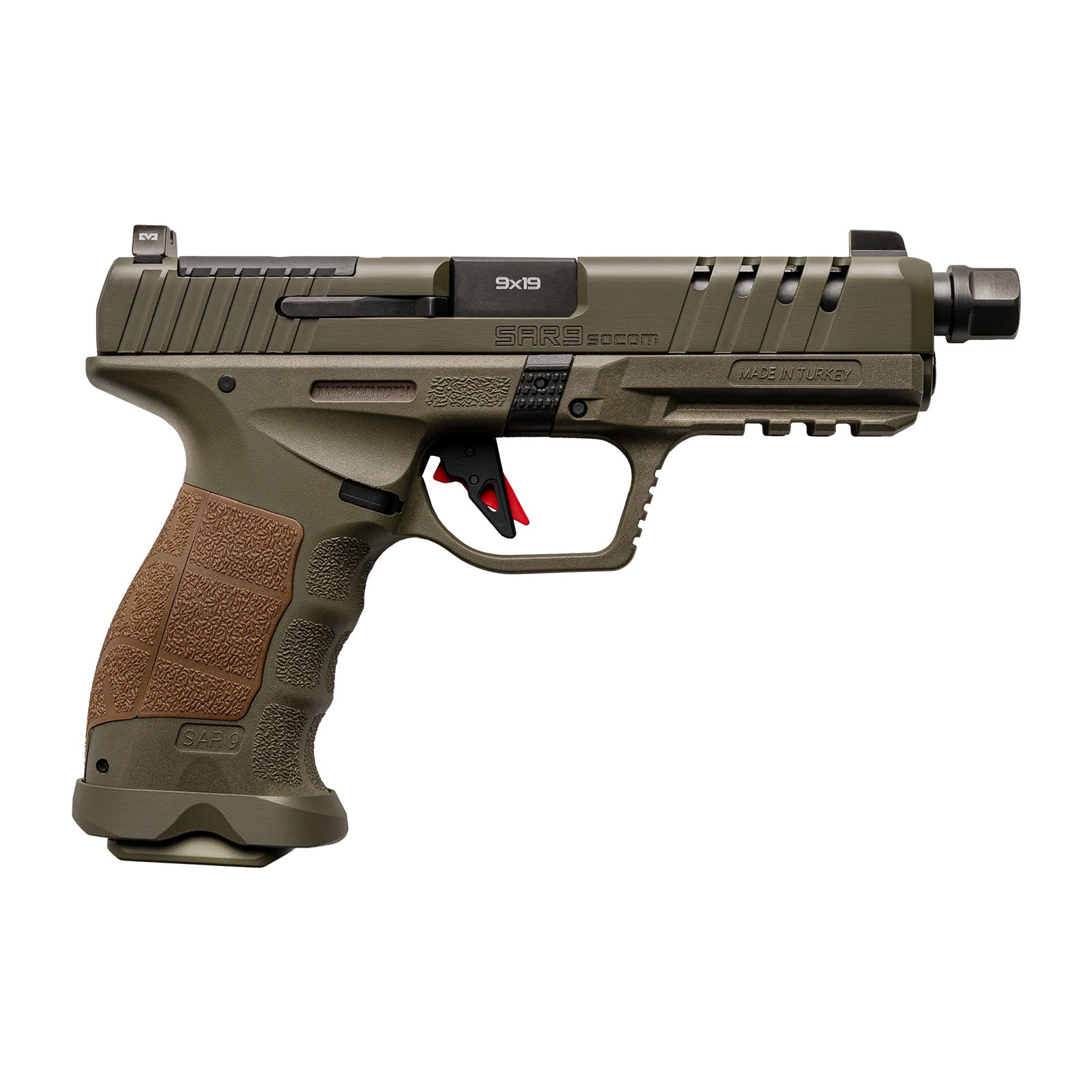 SAR9 SOCOM Full Size | Sarsilmaz Suppressor-Ready 9mm Pistol